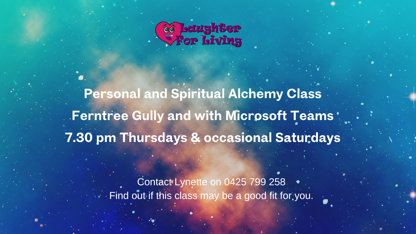 Personal and Spiritual Class, 7.30pm Thursdays in Ferntree Gully and on Teams, also occasional Saturdays